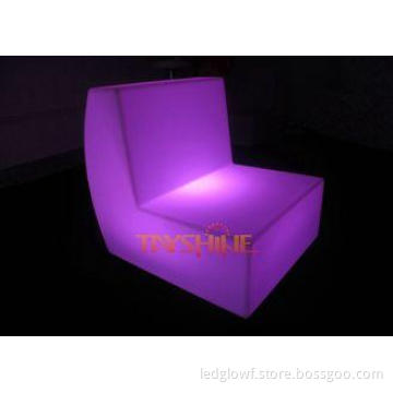 Rechargeable Illuminous LED Bar Stools With Backs / Glow Ou